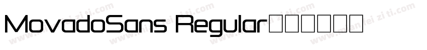 MovadoSans Regular字体转换